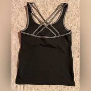 Yitong sport bra tank racer back double strap